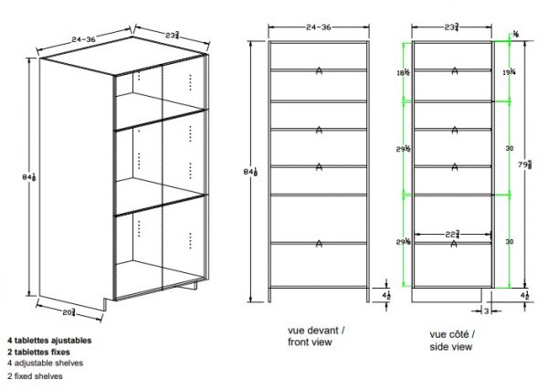 PB24-36 MELAMINE