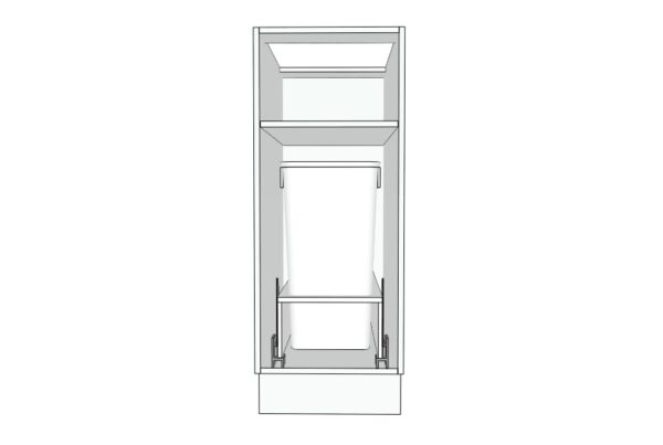 1 poubelle Melamine
